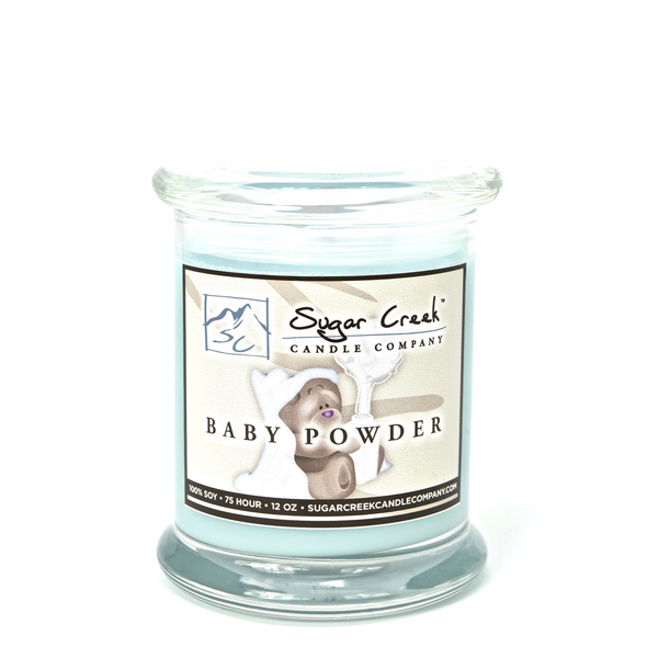 Baby powder scented shop candles