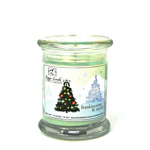Frankincense & Myrrh Candle Tin – JG & CO. Handcrafted Natural